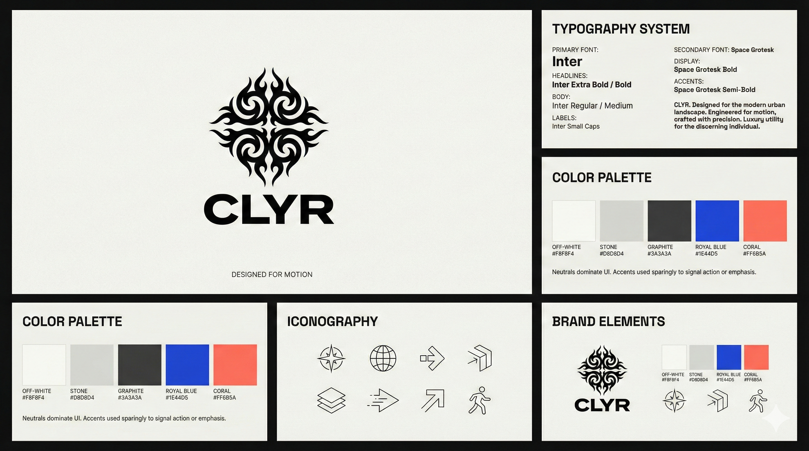 Clyr Brand Identity System