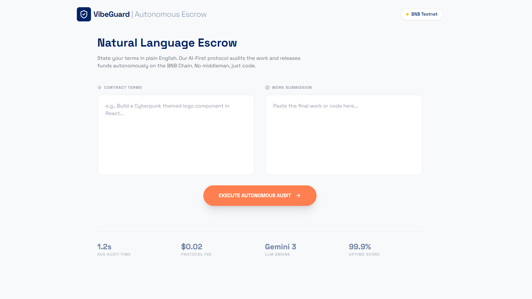 VibeGuard System Interface